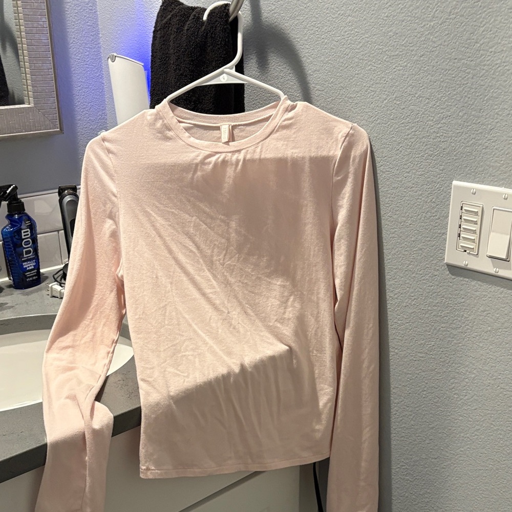 SKIMS Soft Pink Long Sleeve Tee
